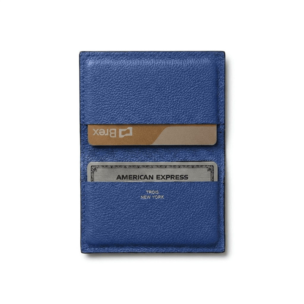 Trois Wallet - open with card slots